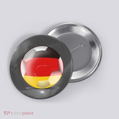 Soccer Ball Country Flag Germany Button