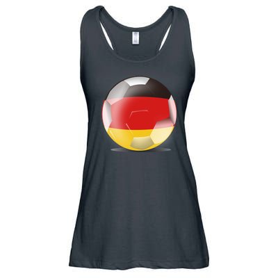 Soccer Ball Country Flag Germany Ladies Essential Flowy Tank