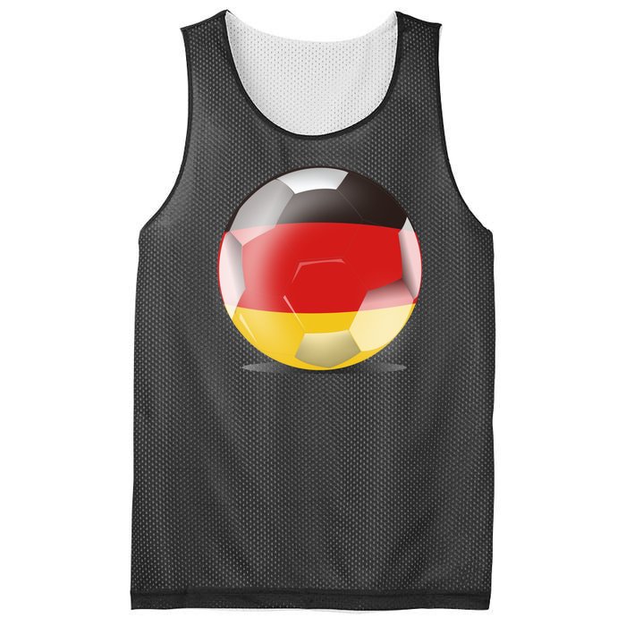 Soccer Ball Country Flag Germany Mesh Reversible Basketball Jersey Tank