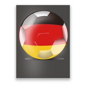 Soccer Ball Country Flag Germany Poster