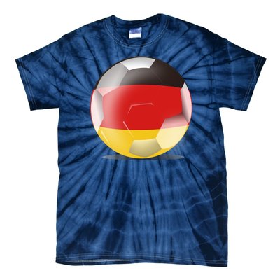 Soccer Ball Country Flag Germany Tie-Dye T-Shirt