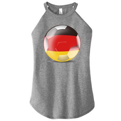 Soccer Ball Country Flag Germany Women’s Perfect Tri Rocker Tank