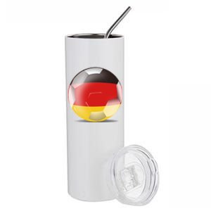 Soccer Ball Country Flag Germany Stainless Steel Tumbler