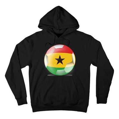 Soccer Ball Country Flag Ghana Hoodie