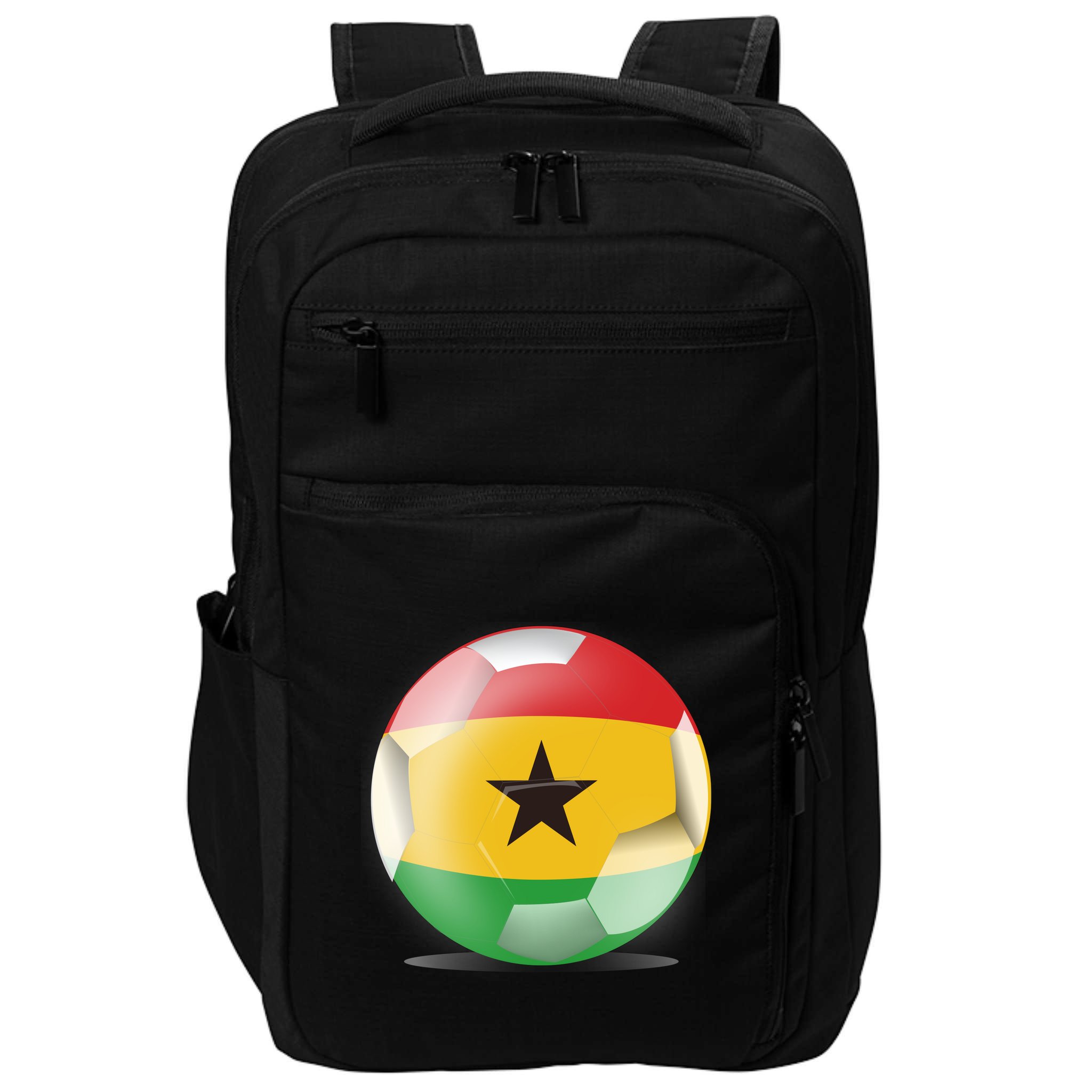 Soccer Ball Country Flag Ghana Impact Tech Backpack