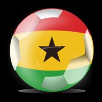 Soccer Ball Country Flag Ghana Impact Tech Backpack