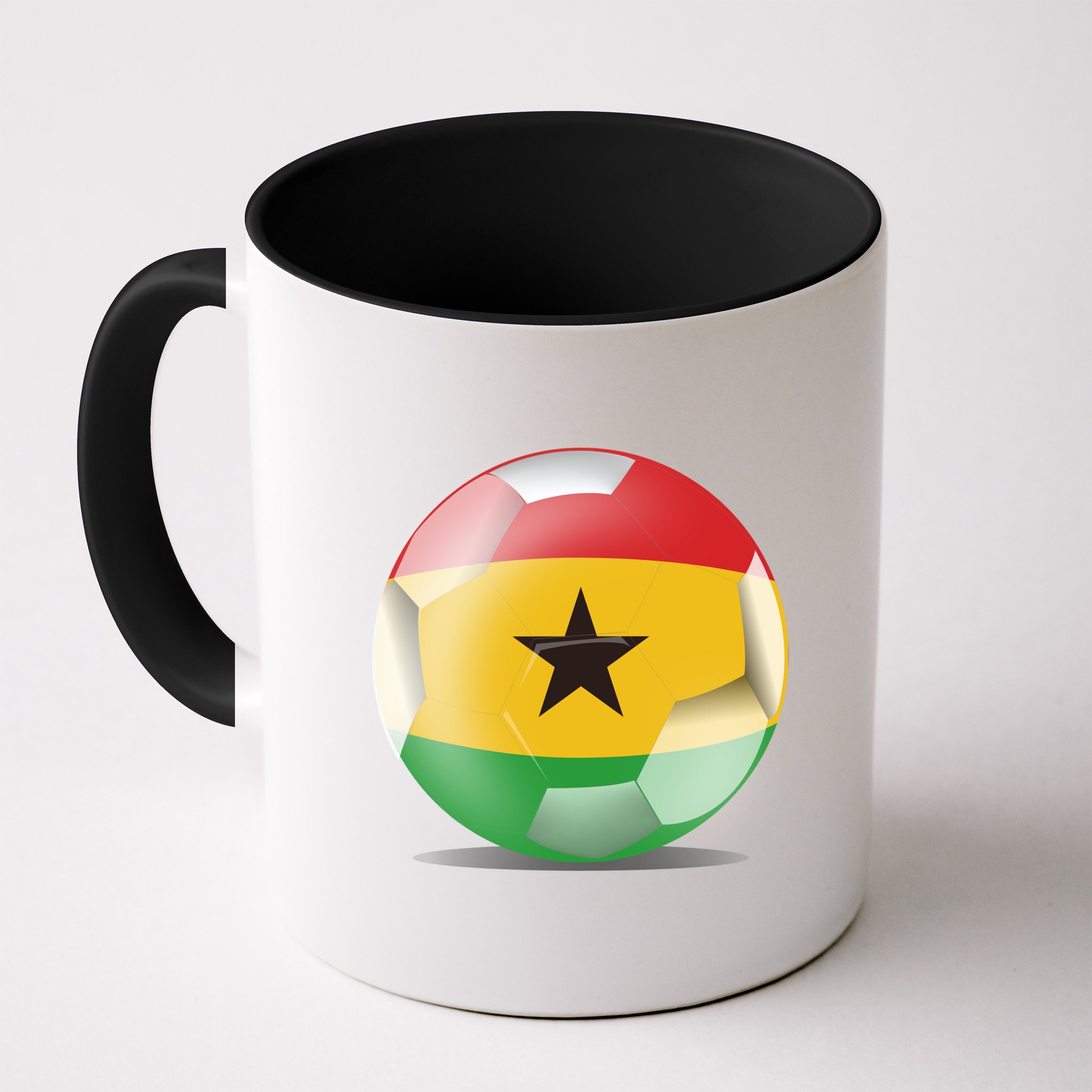 Soccer Ball Country Flag Ghana Mug