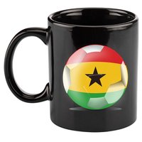 Soccer Ball Country Flag Ghana 11oz C Handle Ceramic Mug