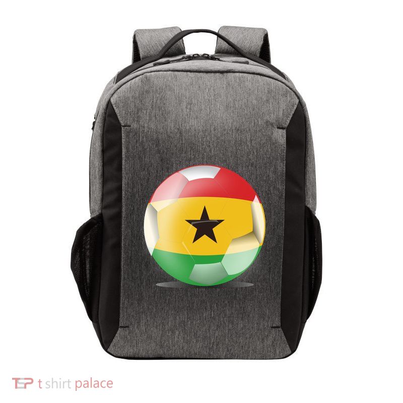 Soccer Ball Country Flag Ghana Vector Backpack
