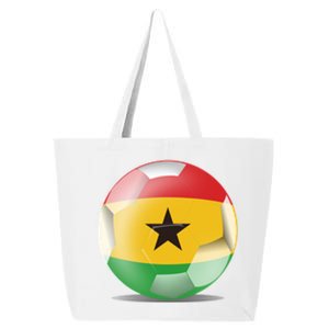 Soccer Ball Country Flag Ghana 25L Jumbo Tote