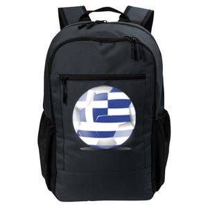 Soccer Ball Country Flag Greece Daily Commute Backpack