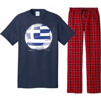 Soccer Ball Country Flag Greece Pajama Set