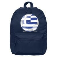 Soccer Ball Country Flag Greece 16 in Basic Backpack