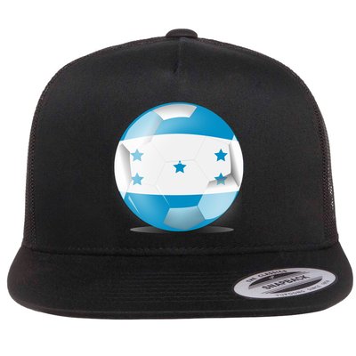 Soccer Ball Country Flag Honduras Flatbill Hat