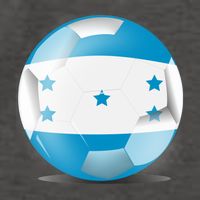 Soccer Ball Country Flag Honduras Vector Backpack
