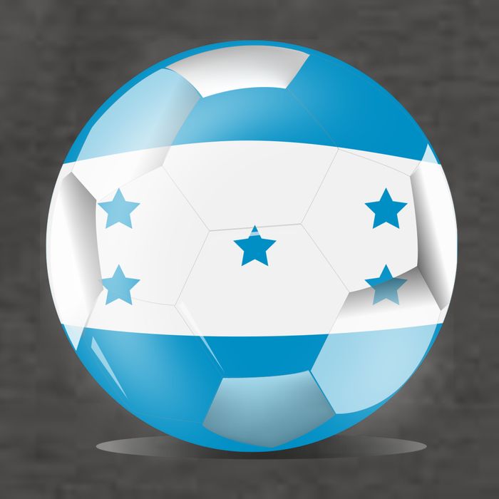 Soccer Ball Country Flag Honduras Vector Backpack