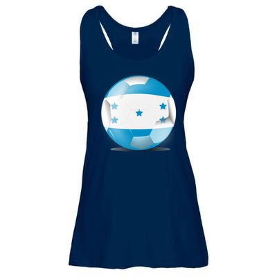 Soccer Ball Country Flag Honduras Ladies Essential Flowy Tank