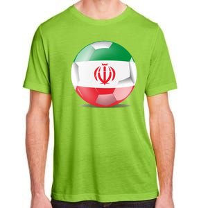 Soccer Ball Country Flag Iran Adult ChromaSoft Performance T-Shirt