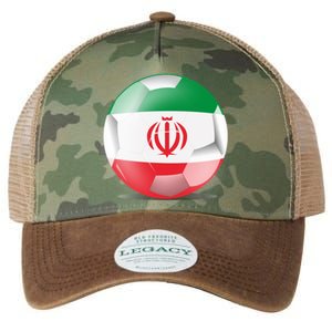 Soccer Ball Country Flag Iran Legacy Tie Dye Trucker Hat