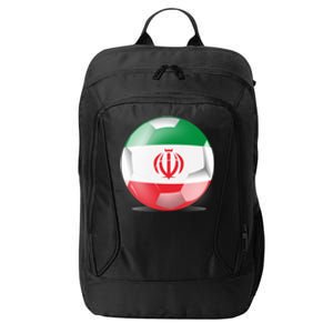 Soccer Ball Country Flag Iran City Backpack