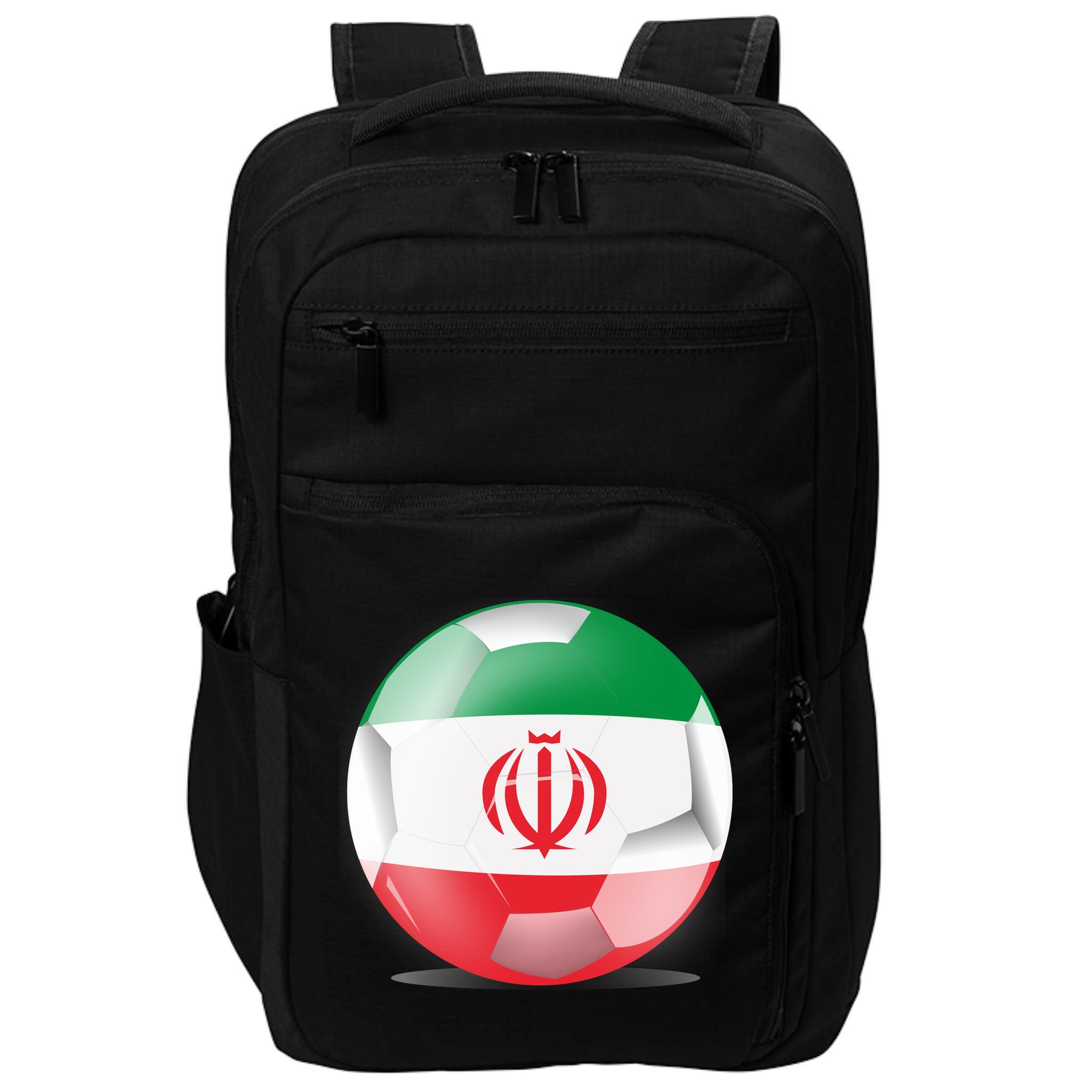 Soccer Ball Country Flag Iran Impact Tech Backpack