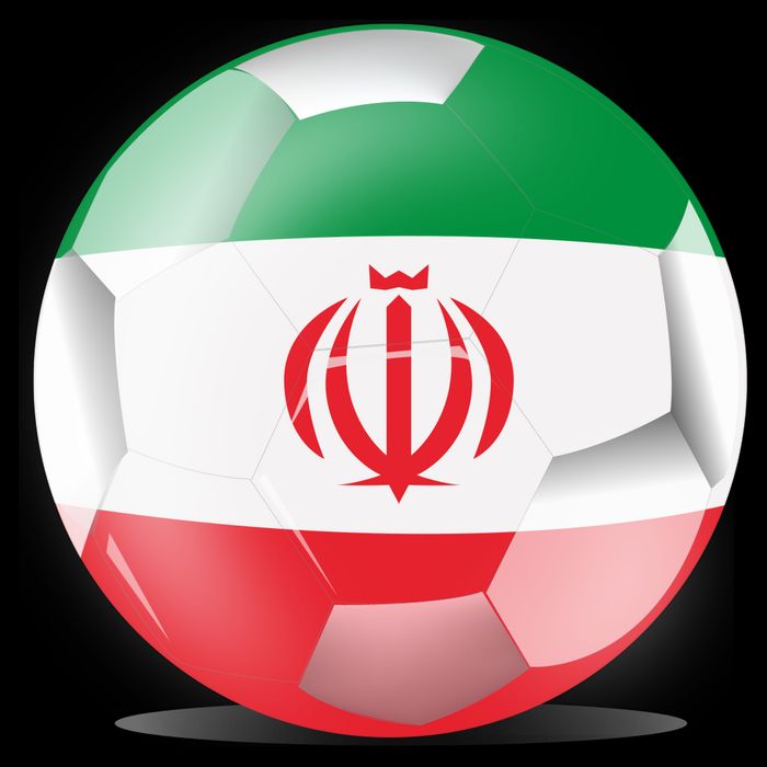 Soccer Ball Country Flag Iran Impact Tech Backpack