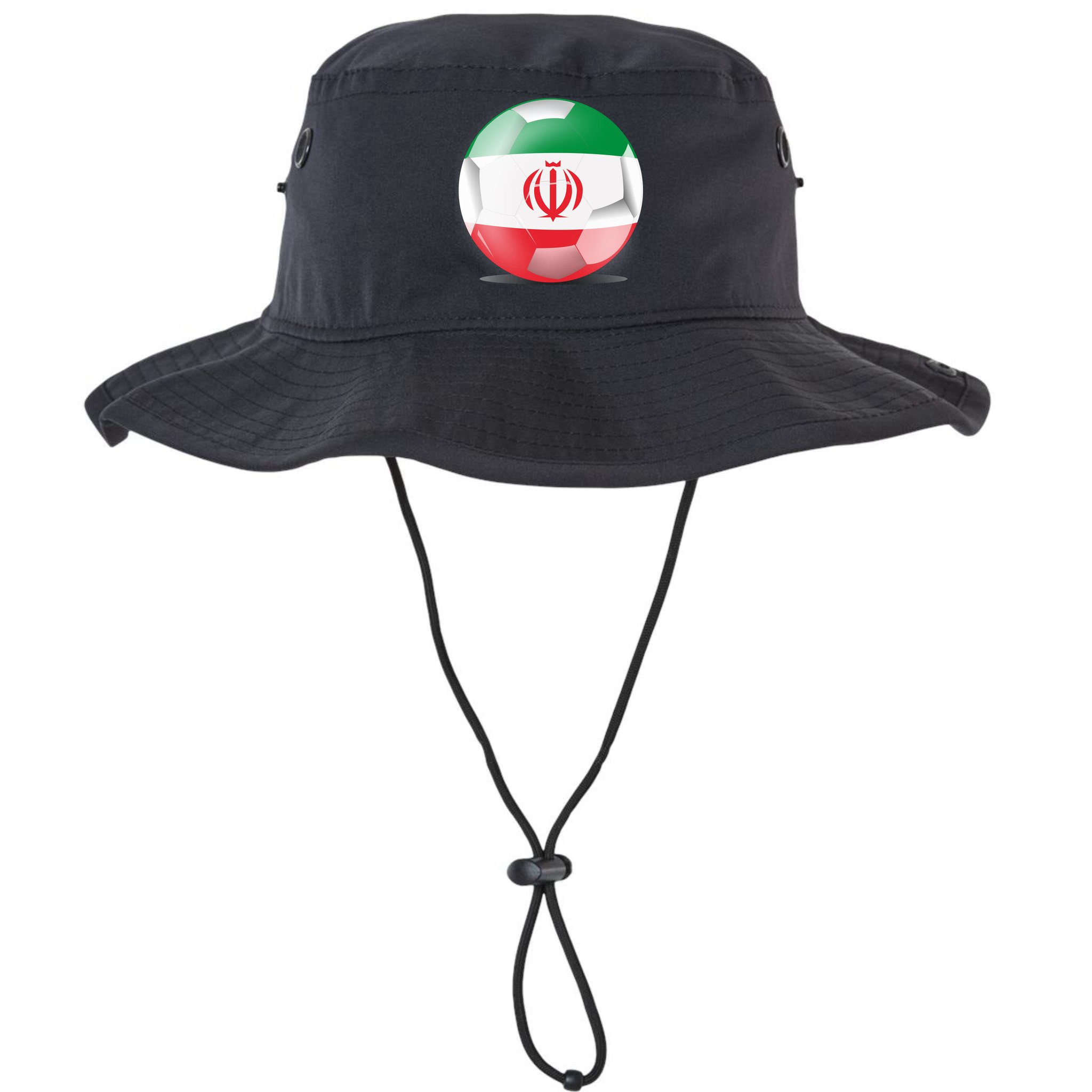 Soccer Ball Country Flag Iran Bucket Hat