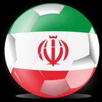 Soccer Ball Country Flag Iran Bucket Hat