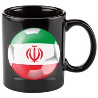 Soccer Ball Country Flag Iran 11oz C Handle Ceramic Mug