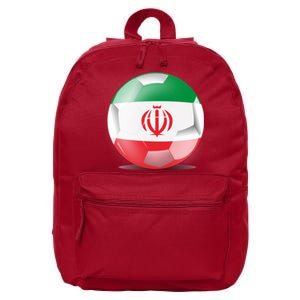 Soccer Ball Country Flag Iran 16 in Basic Backpack