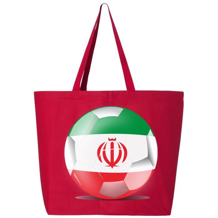 Soccer Ball Country Flag Iran 25L Jumbo Tote