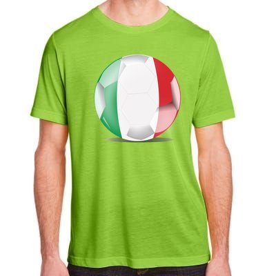 Soccer Ball Country Flag Italy Adult ChromaSoft Performance T-Shirt