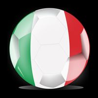 Soccer Ball Country Flag Italy Impact Tech Backpack