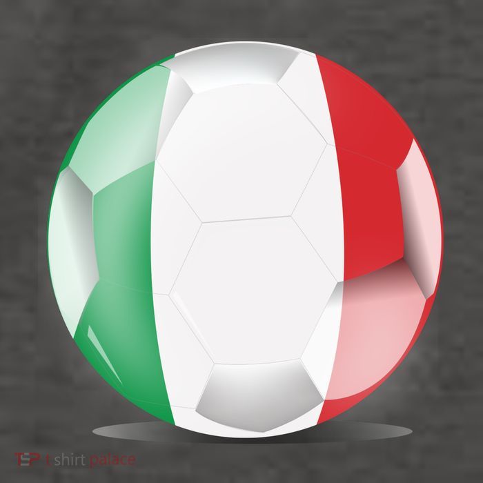 Soccer Ball Country Flag Italy Vector Backpack