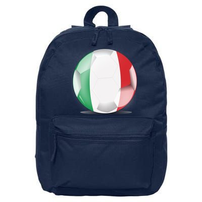 Soccer Ball Country Flag Italy 16 in Basic Backpack