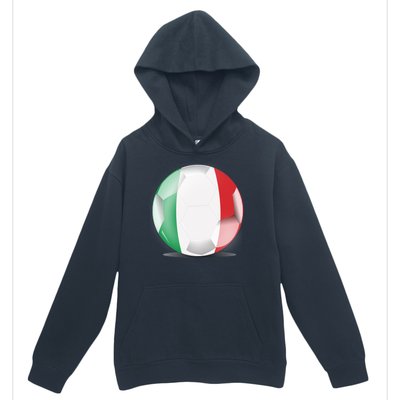 Soccer Ball Country Flag Italy Urban Pullover Hoodie