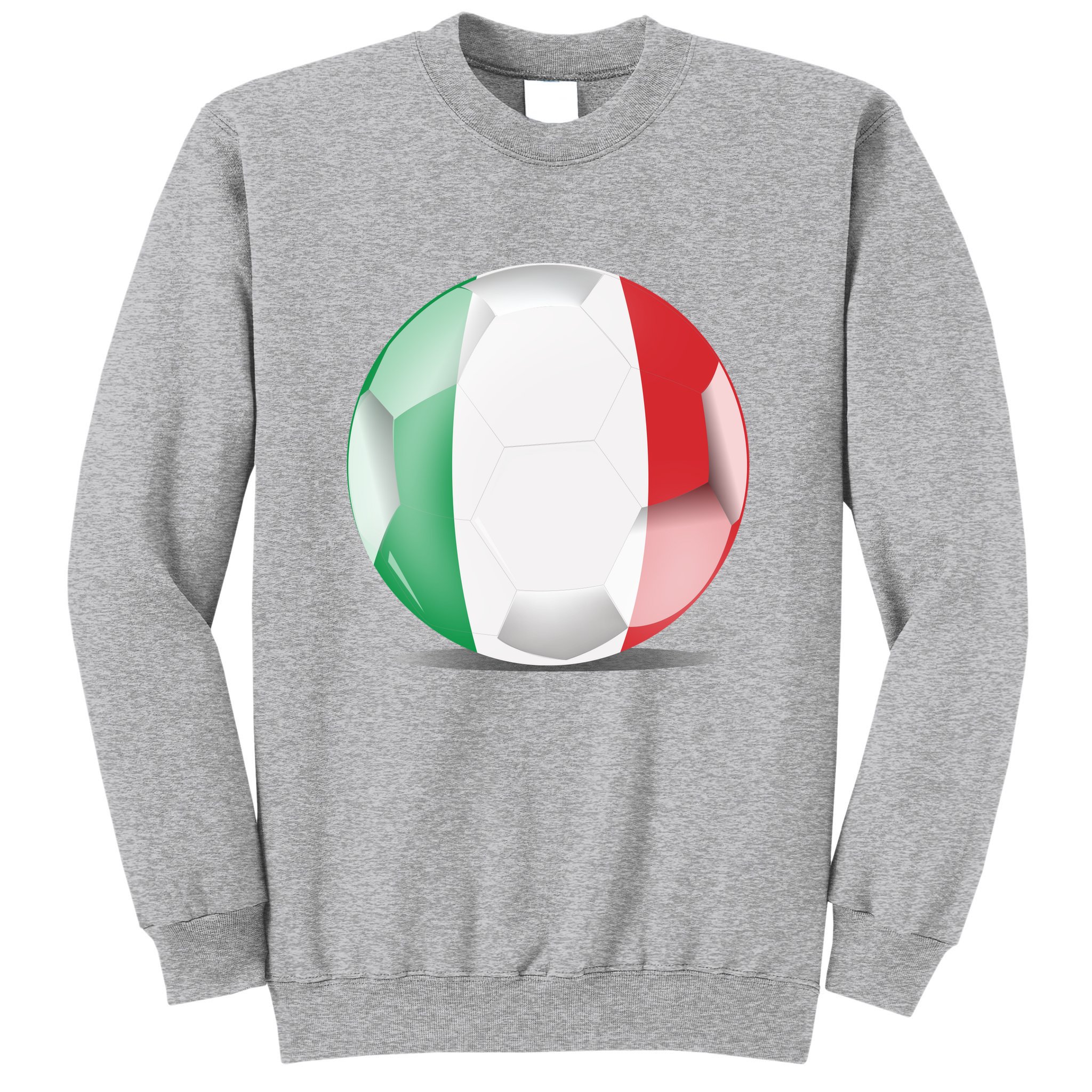 Soccer Ball Country Flag Italy Sweatshirt