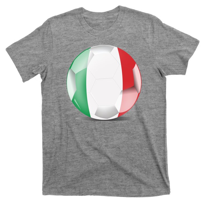 Soccer Ball Country Flag Italy T-Shirt