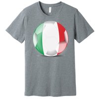 Soccer Ball Country Flag Italy Premium T-Shirt