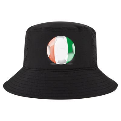 Soccer Ball Country Flag Ivory Coast Cool Comfort Performance Bucket Hat
