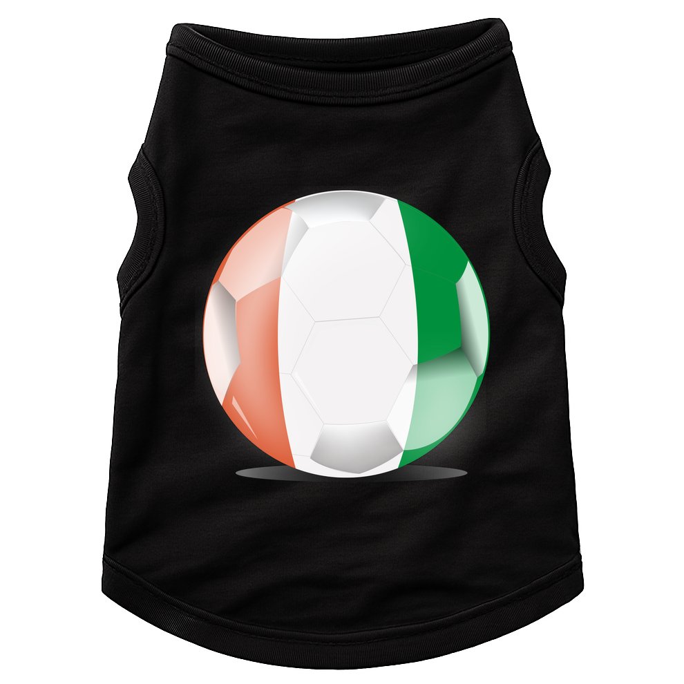 Soccer Ball Country Flag Ivory Coast Doggie Tank