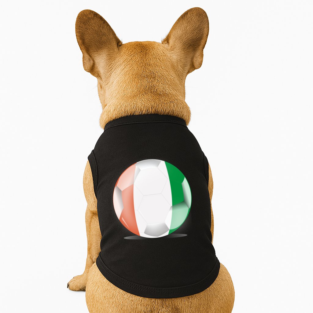 Soccer Ball Country Flag Ivory Coast Doggie Tank