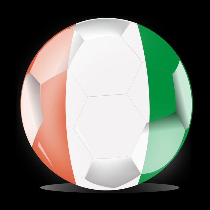 Soccer Ball Country Flag Ivory Coast Doggie Tank