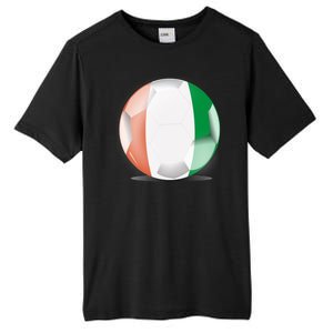 Soccer Ball Country Flag Ivory Coast Tall Fusion ChromaSoft Performance T-Shirt