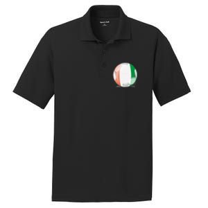 Soccer Ball Country Flag Ivory Coast PosiCharge RacerMesh Polo