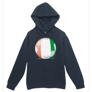 Soccer Ball Country Flag Ivory Coast Urban Pullover Hoodie