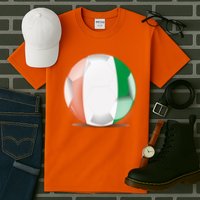Soccer Ball Country Flag Ivory Coast Tall T-Shirt