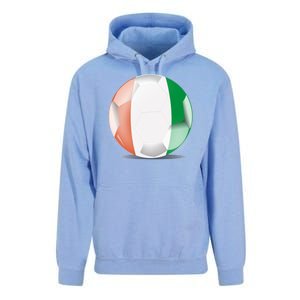 Soccer Ball Country Flag Ivory Coast Unisex Surf Hoodie