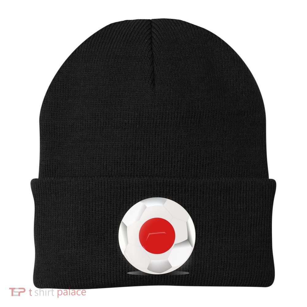 Soccer Ball Country Flag Japan Beanie