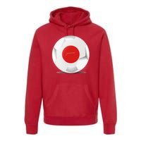 Soccer Ball Country Flag Japan Premium Hoodie